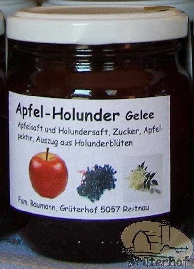 Apfel-Holundergelee